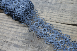  Мереживо  55 мм (гіпюр) арт.4G4109  |1: сірий |