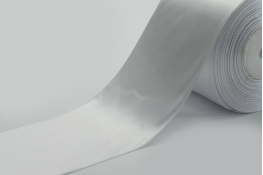  Стрічка атласна 75 мм  |2: білий |