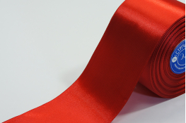  Стрічка атласна 75 мм  |5: червон. |