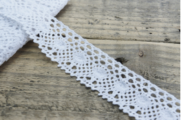  Мереживо  37 мм (бавовна)  |2: білий |