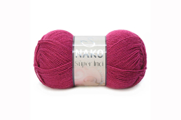  Пряжа "Super Inci" 100гр / 260м  |5: малин.темн. 02187|