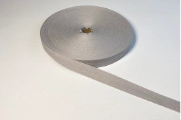  Стрічка кіперна 25 мм  |1: сірий світл. |