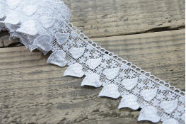  Мереживо  60 мм (гіпюр) арт.4G4238  |2: білий |