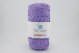  Пряжа-шнур POPYARN Macrame XL  |4: бузк.світл. 437|