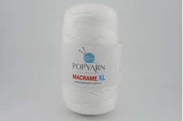  Пряжа-шнур POPYARN Macrame XL  |2: білий 401|