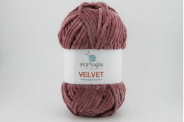  Пряжа POPYARN Velvet  |4: фрез.рож.темн. |
