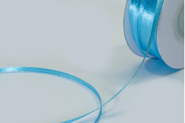  Стрічка атласна 03 мм лясе  |8: бірюз. |