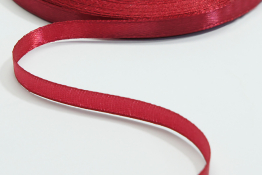  Стрічка атласна 06 мм ляссе  |4: малин. |