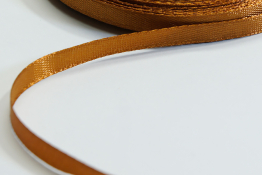  Стрічка атласна 06 мм ляссе  |6: рудий |