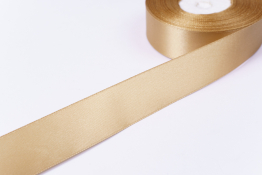  Стрічка атласна 24 мм  |6: беж.золот. |