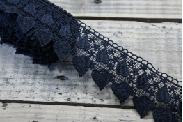  Мереживо  60 мм (гіпюр) арт.4G4238  |1: чорн. |