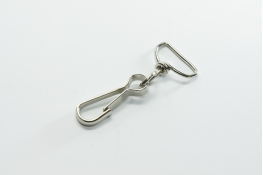  Карабiн 35 мм з рамкою 20 мм  |10: нiкель |