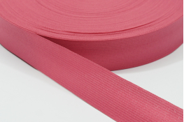  Тасьма облямівочна 32 мм в`язана  |4: рожев.темн. |