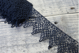  Мереживо  65 мм (гіпюр) арт.4G4236  |1: чорн. |