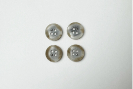  Гудзик 15 мм  |6: беж.сір.світл. |