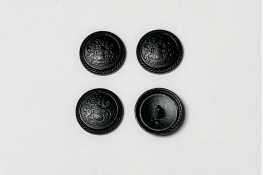  Гудзик 23 мм арт.UTS-54  |1: чорн. |