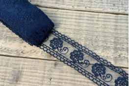  Мереживо  55 мм "Блюмарин"  |9: синій темн. |