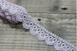 Мереживо  40 мм (гіпюр) арт.4G4247  |4: рожев. |