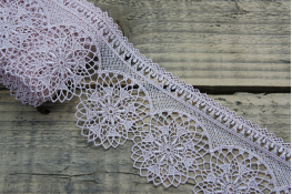  Мереживо  80 мм (гіпюр) арт.8G8049  |4: рожев. |