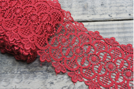  Мереживо  95 мм (гіпюр) арт.4G4192  |5: червон. |