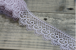  Мереживо  45 мм (гіпюр) арт.4G4099  |4: рожев. |