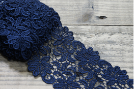  Мереживо 100 мм (гіпюр) арт.8G8005  |9: синій темн. |