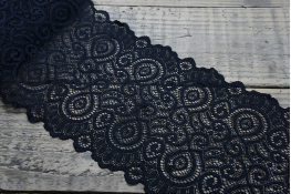  Мереживо 175 мм (еластичне)  |1: чорн. |