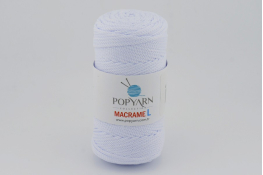  Пряжа-шнур POPYARN Macrame L  |4: бузк.блід. 403|