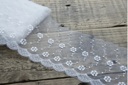 Мереживо 120 мм (органза) арт.5059  |2: білий |