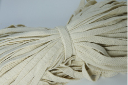  Шнур 15.0 мм для взуття (бавовна)  |2: молочн. |