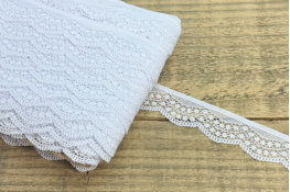  Мереживо 30 мм (еластичне)  |2: білий |