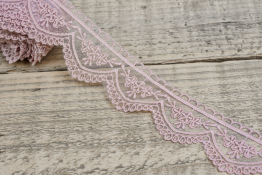  Мереживо  50 мм  (органза) арт.2501  |4: рожев.пудра |