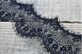  Мереживо 108 мм "Шантільї"  |1: чорн. |