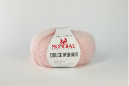  Пряжа Mondial Dolche Mohair  |4: рожев.світл. |
