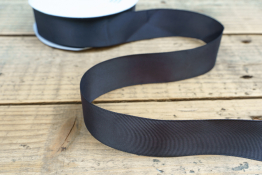  Тасьма репсова 40 мм  |1: сірий темн. |