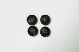  Гудзик 15 мм  |6: коричн.темн. |