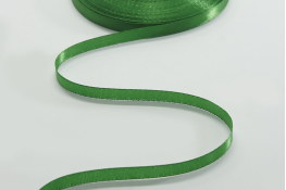  Стрічка атласна 06 мм ляссе  |7: зелен. |