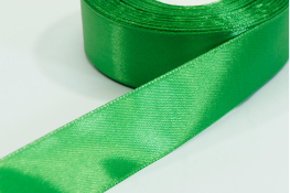  Стрічка атласна 24 мм  |7: зелен. |