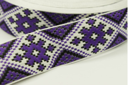  Тасьма  32 мм  |9: фіолет.яскр. |