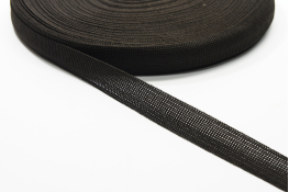  Тасьма облямівочна 18 мм в`язана  |6: коричн.темн. |