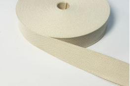  Стрічка ремінна 40 мм (бавовна)  |2: молочн. |