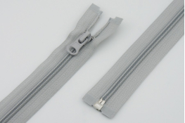  Застiбка-блискавка  Т5   75 см 1 замок (МН)  |1: сірий |