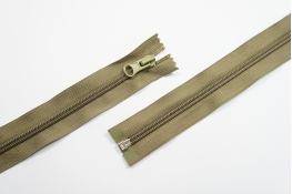  Застiбка-блискавка  Т5   75 см 1 замок (МН)  |7: хакі |