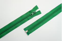  Застiбка-блискавка  Т5   75 см 1 замок (МН)  |7: зелен. |