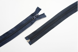  Застiбка-блискавка  Т5   75 см 1 замок (МН)  |9: синій темн. |