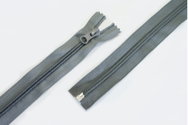  Застiбка-блискавка  Т5   75 см 1 замок (МН)  |1: сірий темн. |