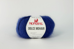  Пряжа Mondial Dolche Mohair  |9: електр.яскр. |