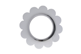  Люверс "Ромашка" 35 мм Beladonna  |10: срібло |