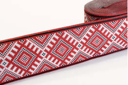  Тасьма  50 мм  |5: червон. |