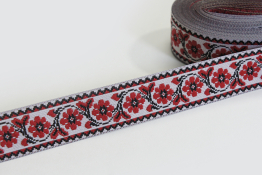  Тасьма  18 мм  |5: червон. |